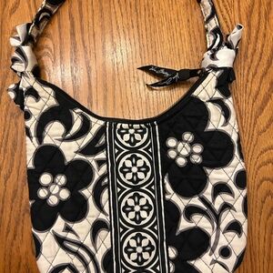 Vera Bradley purse, black and white